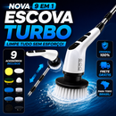 Escova de Limpeza Elétrica Giratória 9 em 1