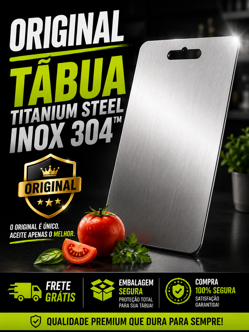 Tábua Titanium Steel Inox 304™