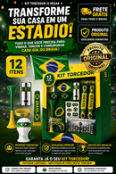 Super Kit Torcida Brasil Supreme Completo 12 Peças ORIGINAL