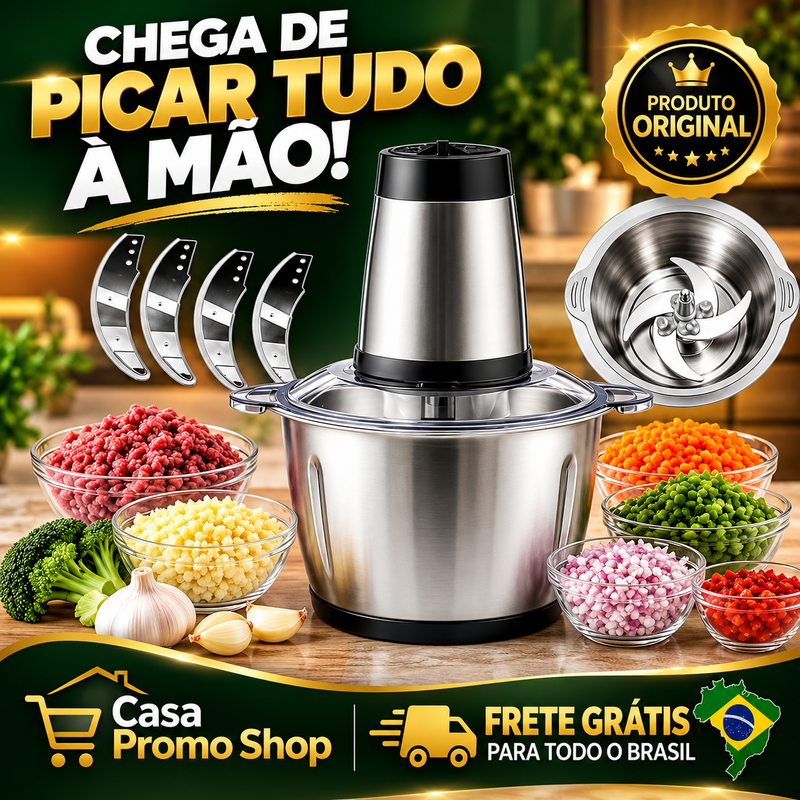 Processador de Alimentos Turbo Chef Inox Original Grande