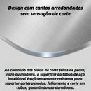 Tábua De Corte 304 Aço Inoxidável Antibacteriana À Prova De Mofo 46 cm tábua de cozinha