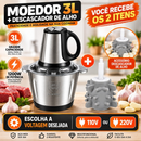 Processador de Alimentos Premium 1200W – Inox e 2 Velocidades