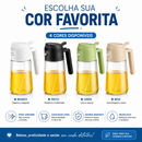 Kit 1/2/3/4 Spray de Óleo Pulverizador Borrifador Azeiteiro 470ml para Air Fryer Churrasqueira Salada e Cozinha